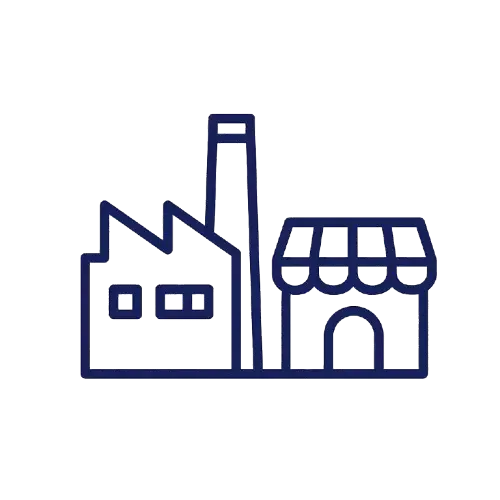 Industrial and Commercial Projects, and Companies icon